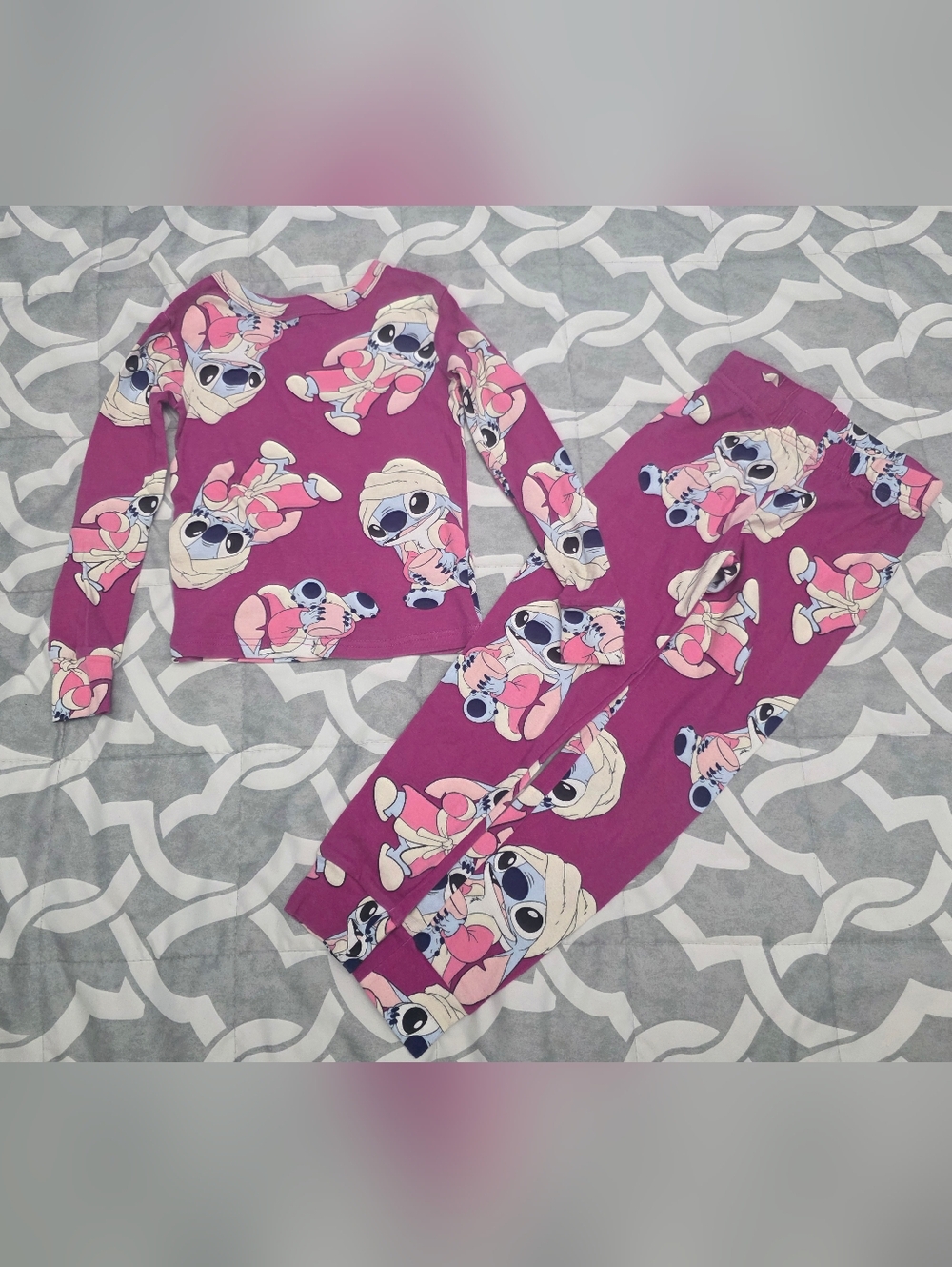 2 Disney Stitch Pajama Sets